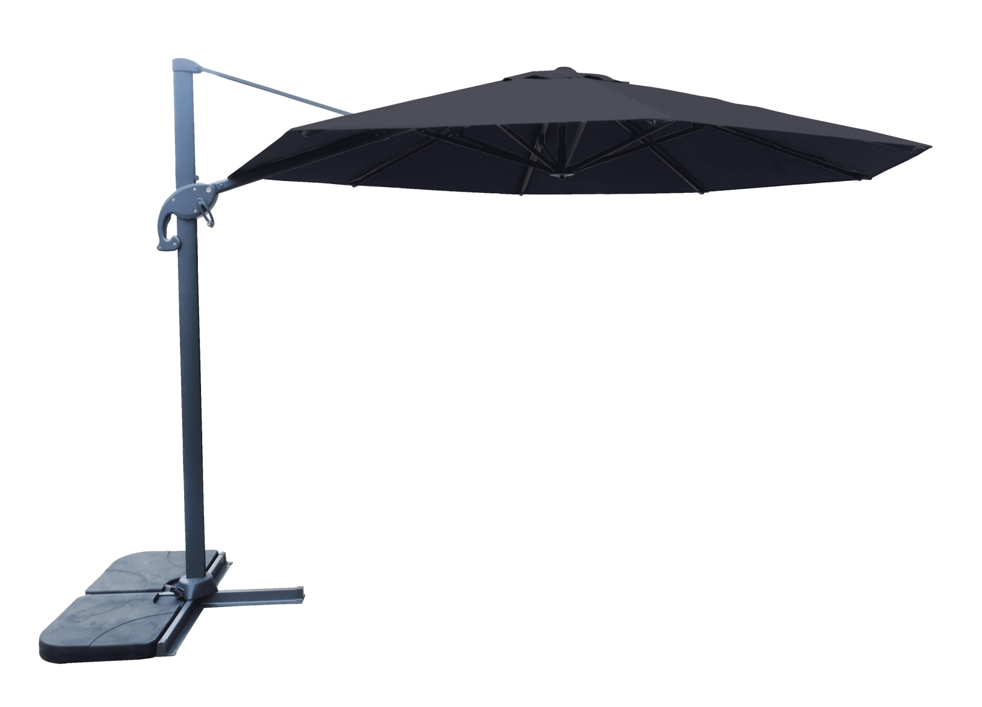 Laredo Deluxe Cantilever 3.3MM Octagonal Umbrella - Image 2