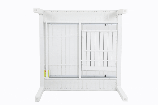 Woven-Azura Ext. 9pc Sq. Dining Sets - White / White - Image 5