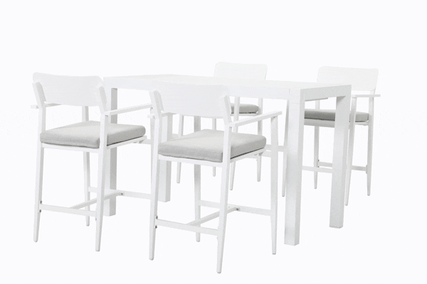 Hope-Azura Bar Sets - WHITE