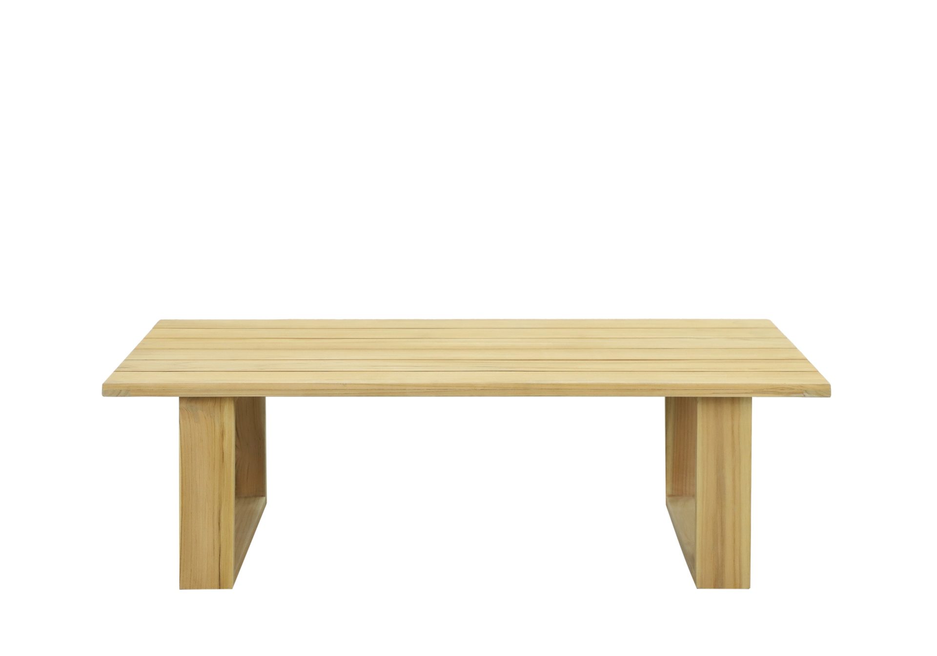 Torquay 4pc 2 Seat Sofa -Teak Coffee TBL - WHITE - Image 3