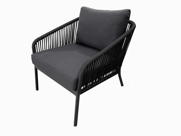 Java Lounge chair 7pc Bolsena Low Rectangle Tbl - Image 2