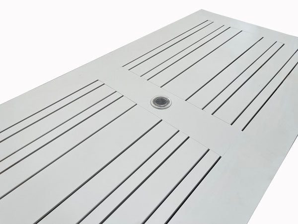 Kasteli Low Dining Table 1900mm x 900mm- White - Image 2