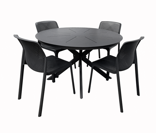 Manhattan armless - Selker 5pc setting
