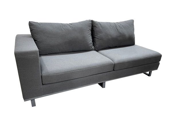 Riviera Double Right Arm only Sofa - Sooty