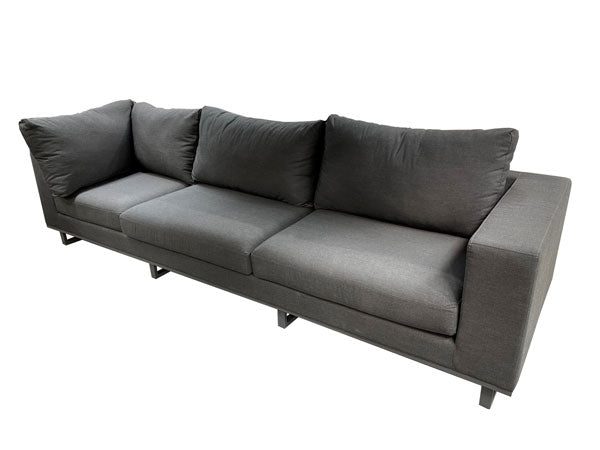 Riviera Triple Sofa - Sooty