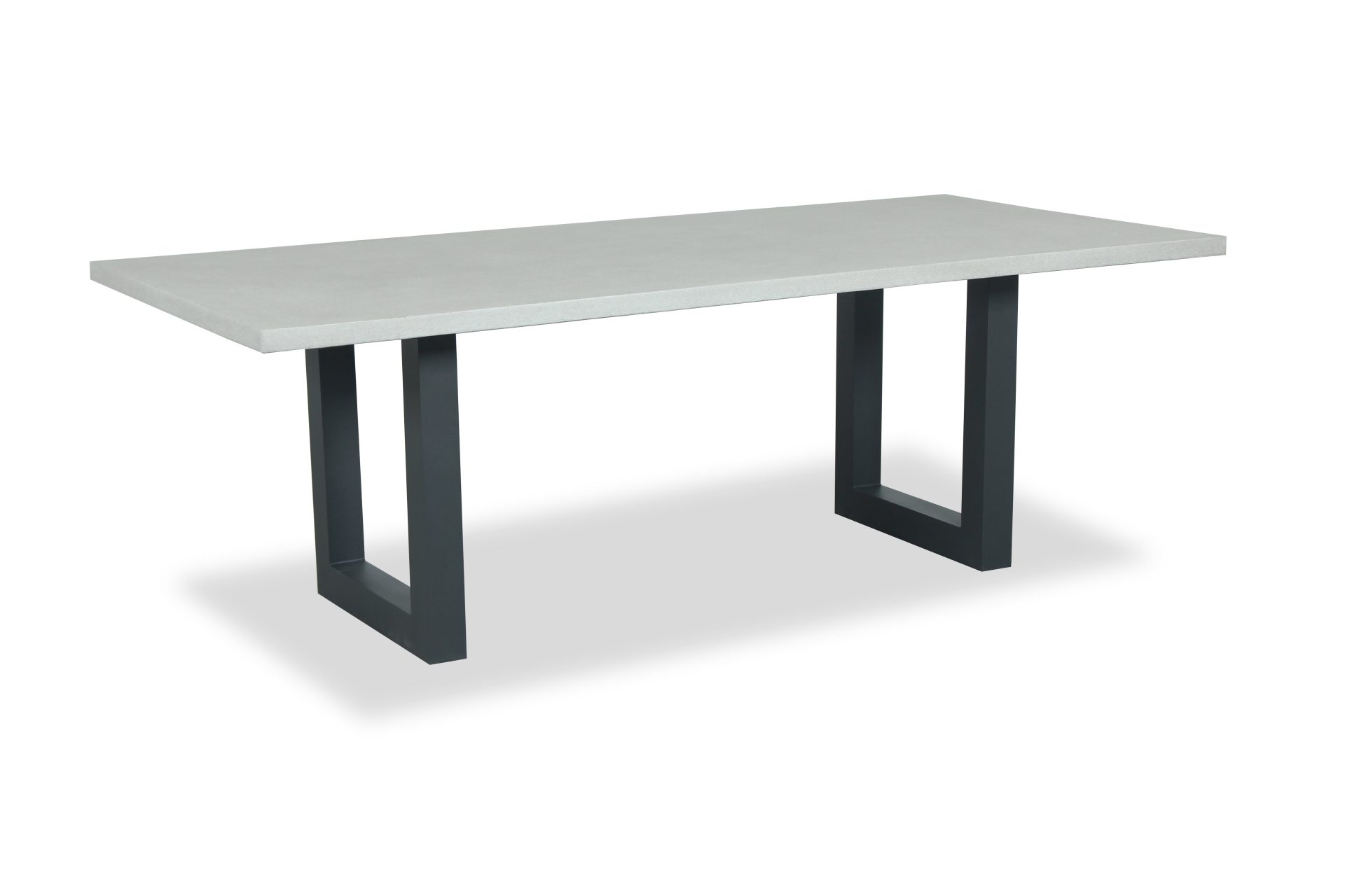 Portland 5pc Combo Set 2200 x 1000mm Table - Gunmetal - Image 4
