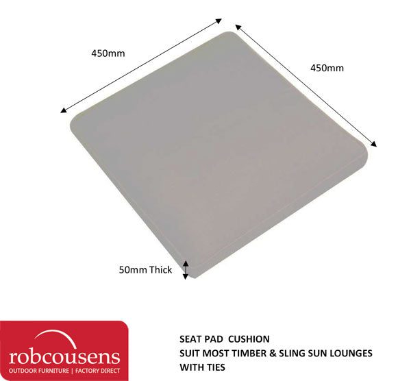 Seat Pad Cushions 450mm x 450 x 50mm - Image 2