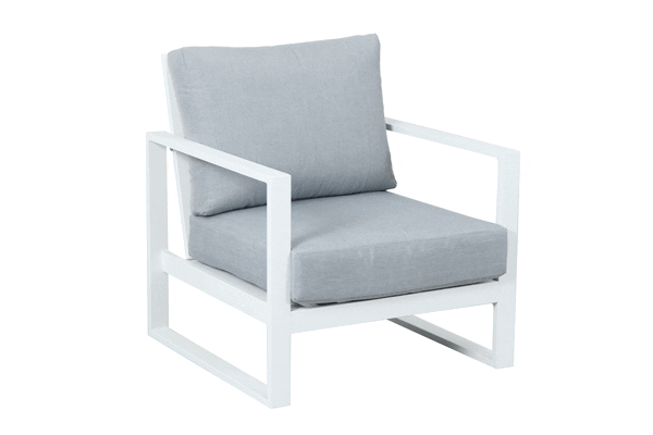 Torquay 4pc Triple Cafe Set White - Image 2
