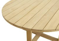Rose-Teakline Round 7pc sets - white