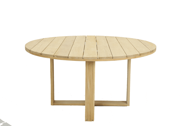 Woven-Teakline Round 7pc sets - White - Image 4