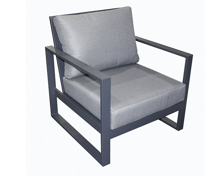 Torquay 4pc Triple Cafe Set Gunmetal - Image 6