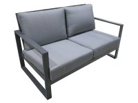 Torquay 3pc Double Cafe Set Gunmetal