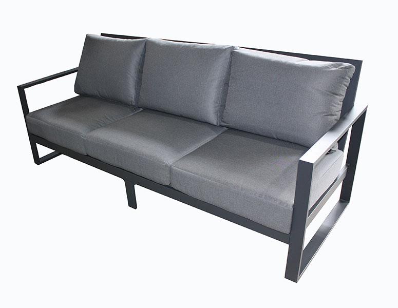 Torquay Triple sofa Gunmetal - robcousens Outdoor Furniture Factory direct