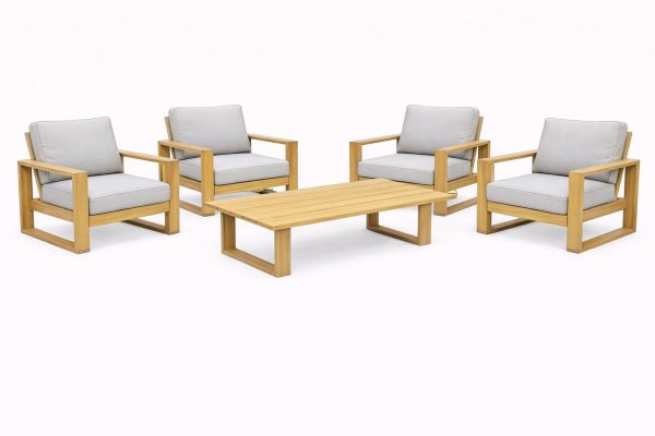 Teakline 5pc Single Sofa