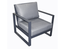 Torquay 4pc 2 Seat Sofa sofa's - GUNMETAL