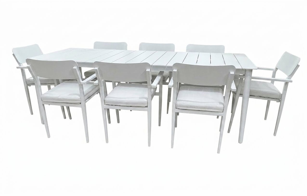 Hope -Jackson 9pc Dining Sets - White