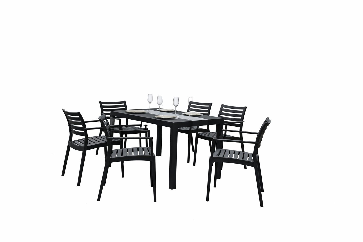 Artemis 7 Piece Outdoor Patio Dining Setting