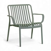 Voyage 3pc Single Lounge arm chairs with side Table - Clover Green